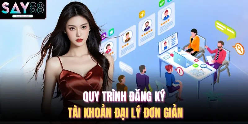 Quy trình đăng ký tài khoản đại lý đơn giản