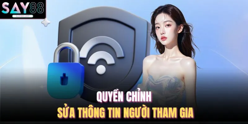 Quyền chỉnh sửa thông tin người tham gia