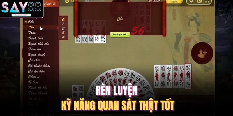 Rèn luyện kỹ năng quan sát thật tốt